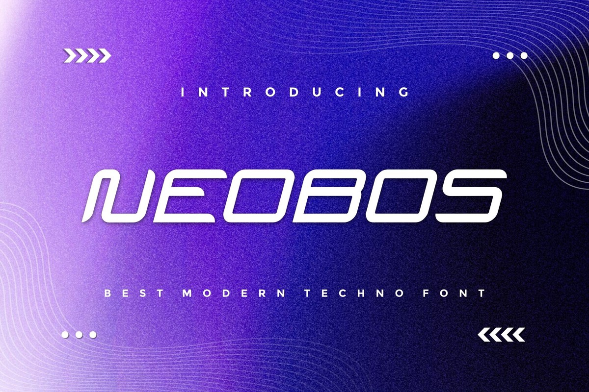 Шрифт Neobos