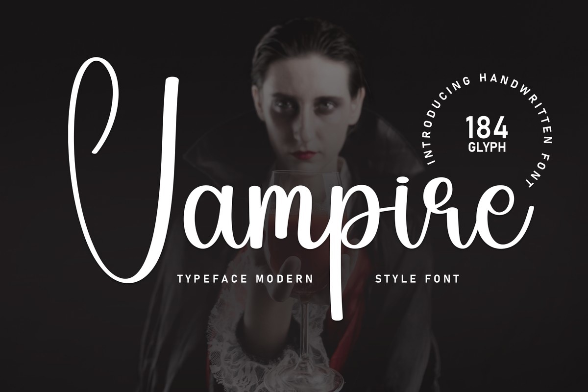 Шрифт Vampire