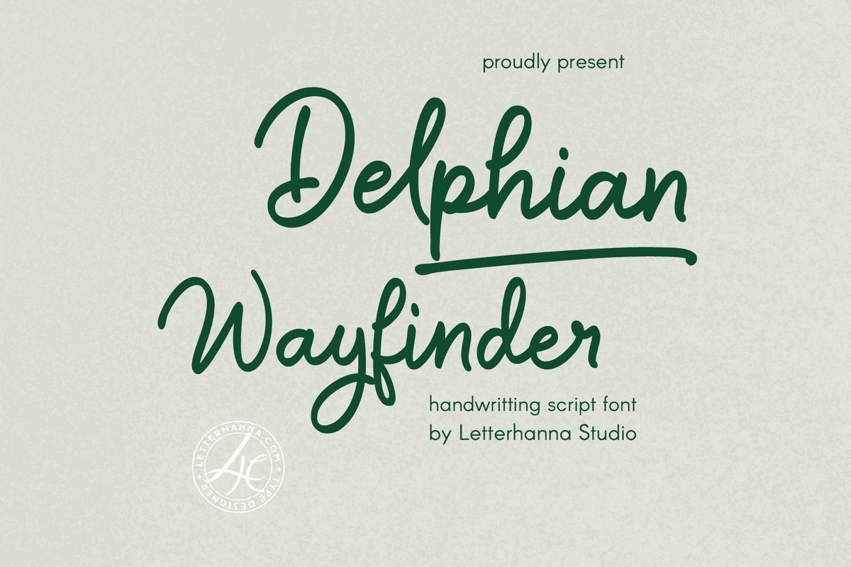 Шрифт Delphian Wayfinder