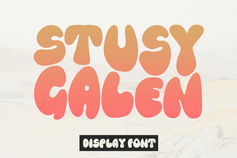 Шрифт Stusy Galen