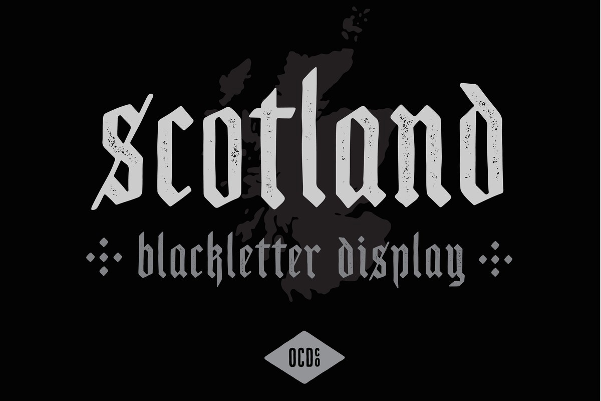 Шрифт Scotland