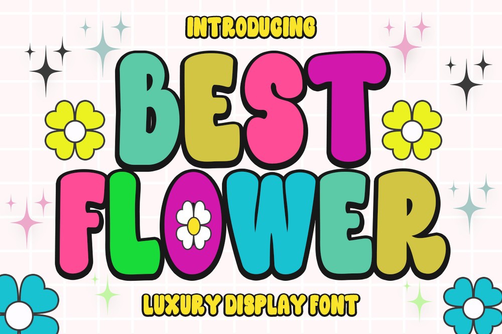 Шрифт Best Flower