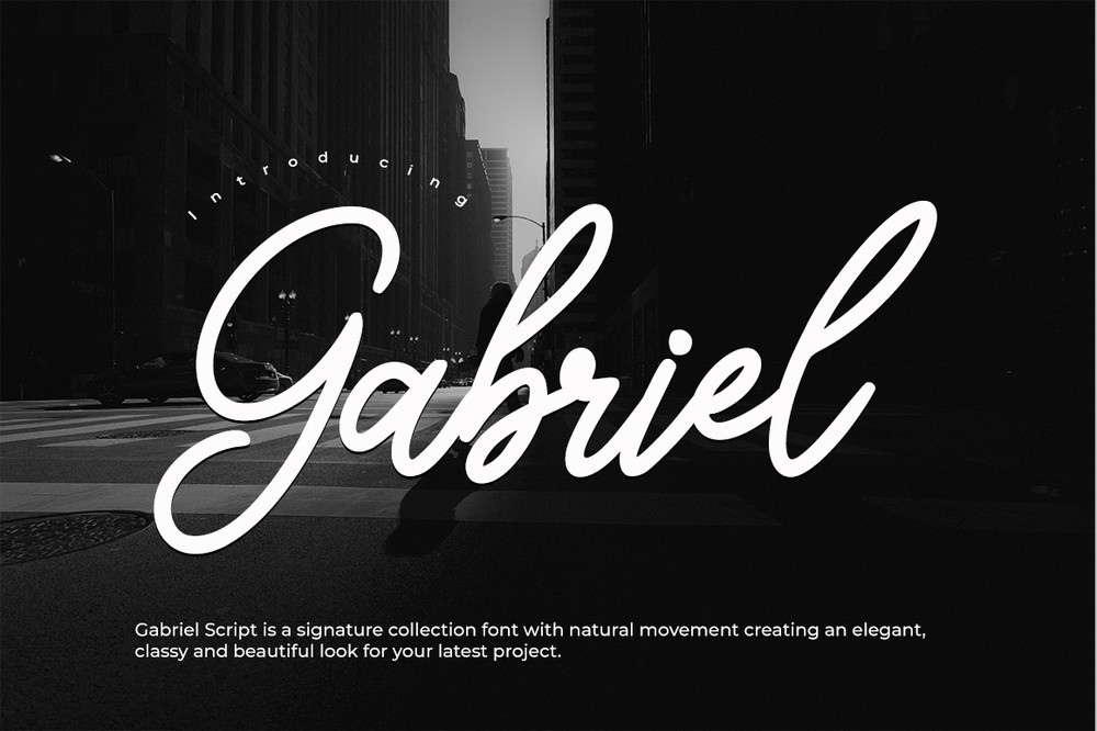 Шрифт Gabriel