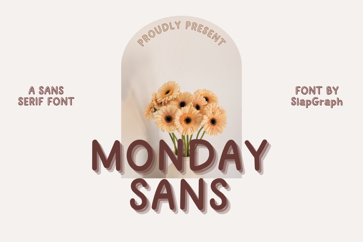 Шрифт Monday Sans