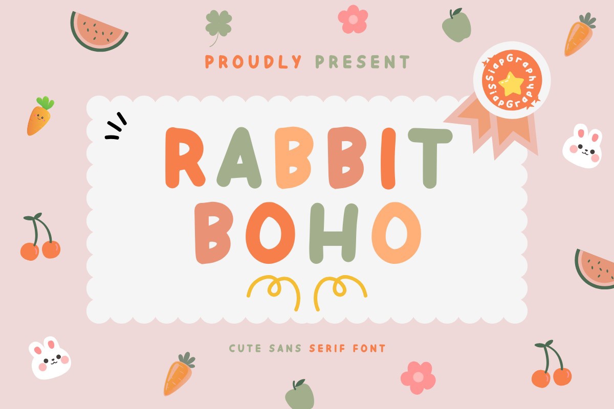 Шрифт Rabbit Boho