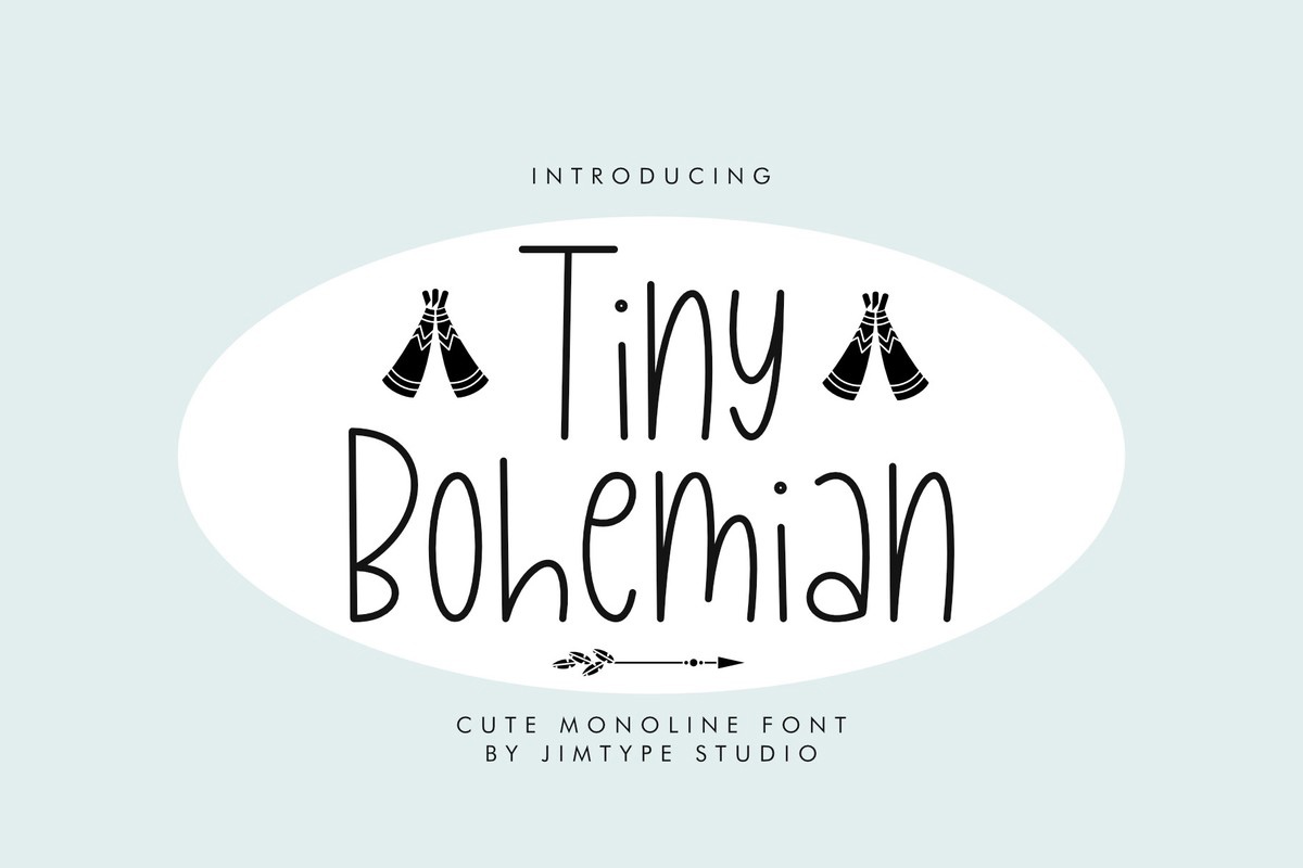 Шрифт Tiny Bohemian