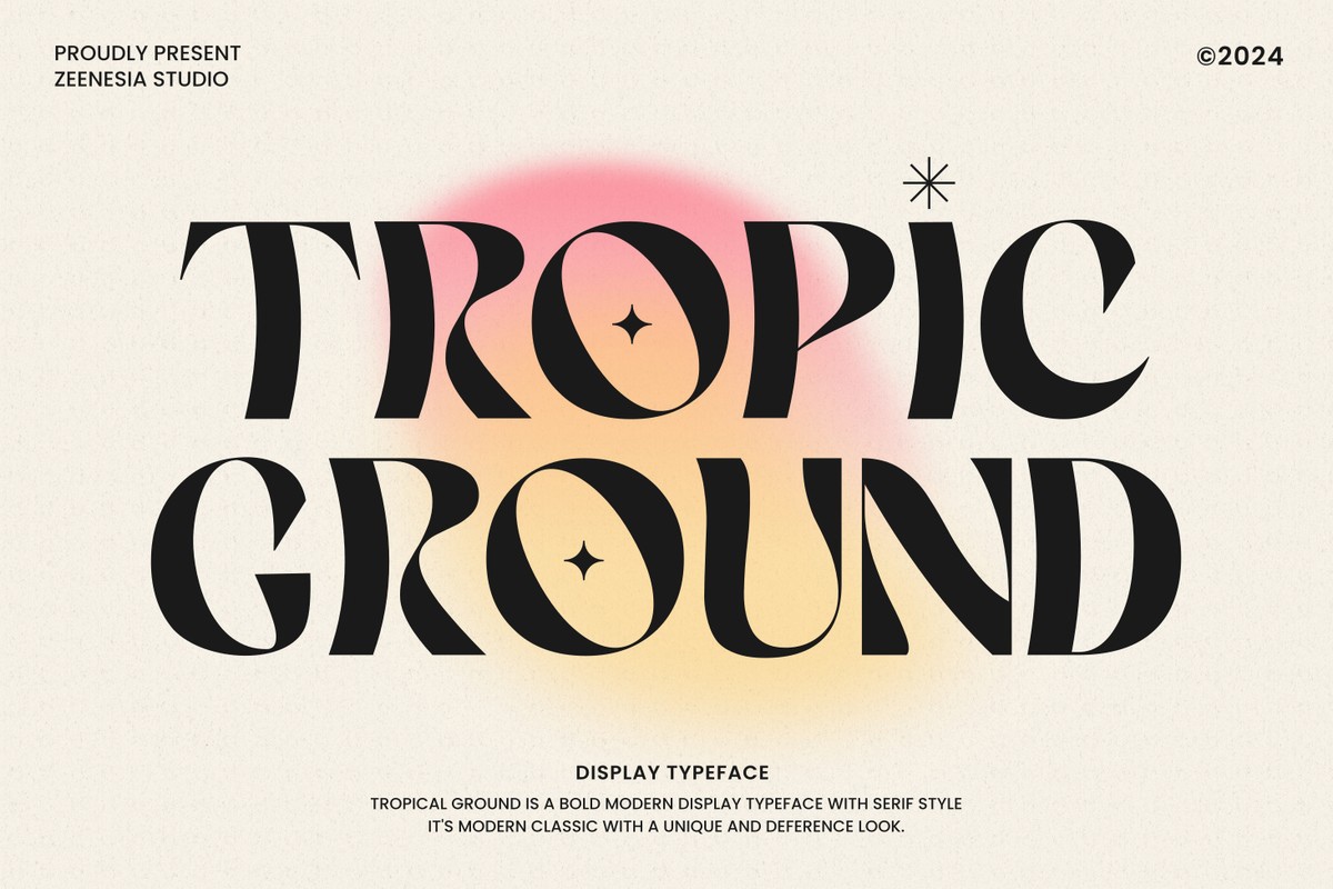 Шрифт Tropic Ground