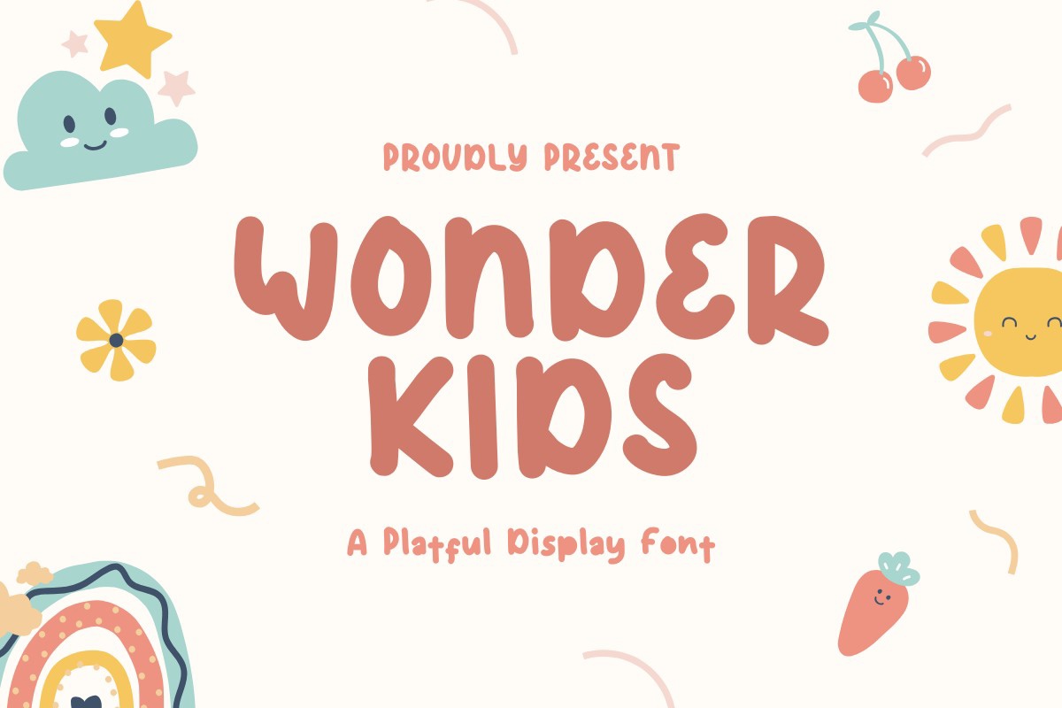 Шрифт Wonder Kids