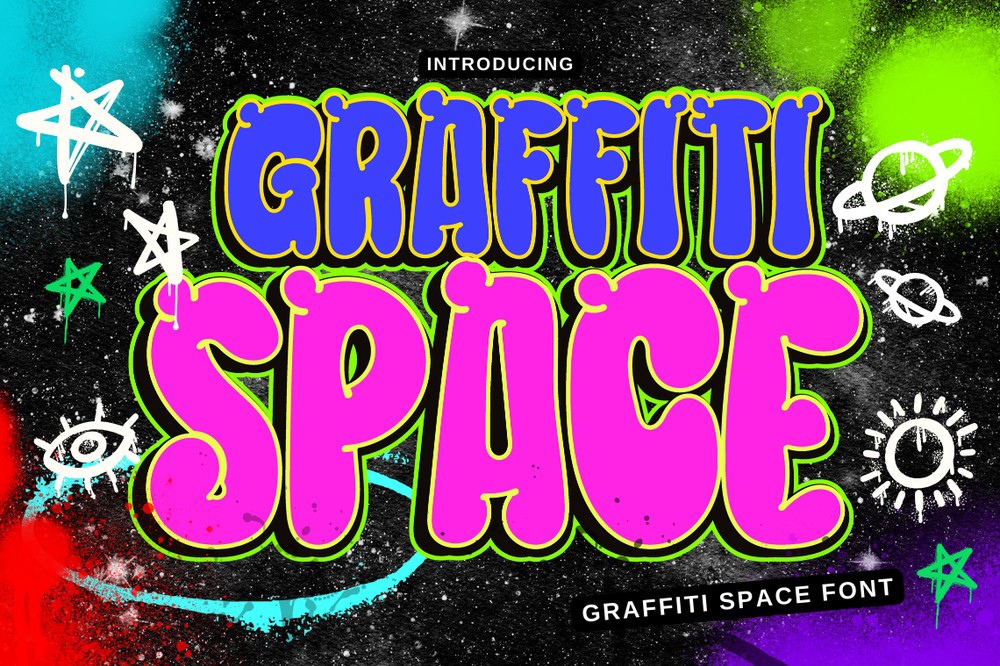 Шрифт Graffiti Space