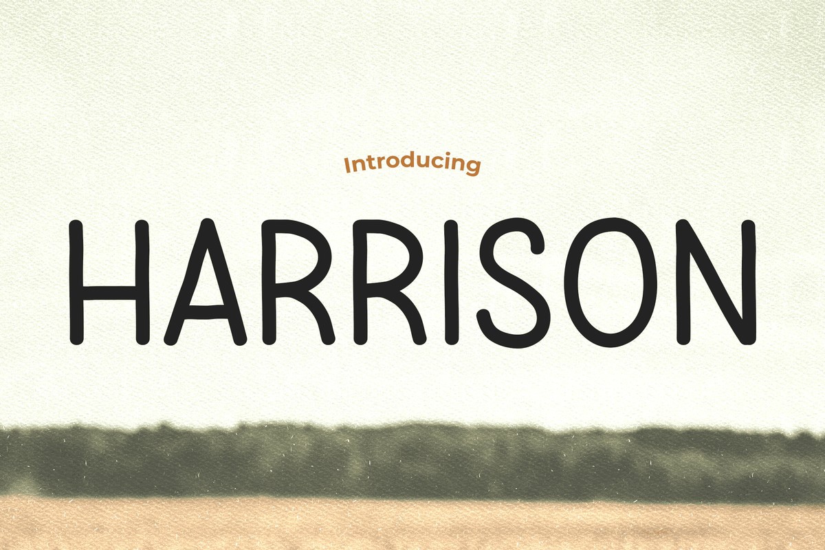 Шрифт Harrison