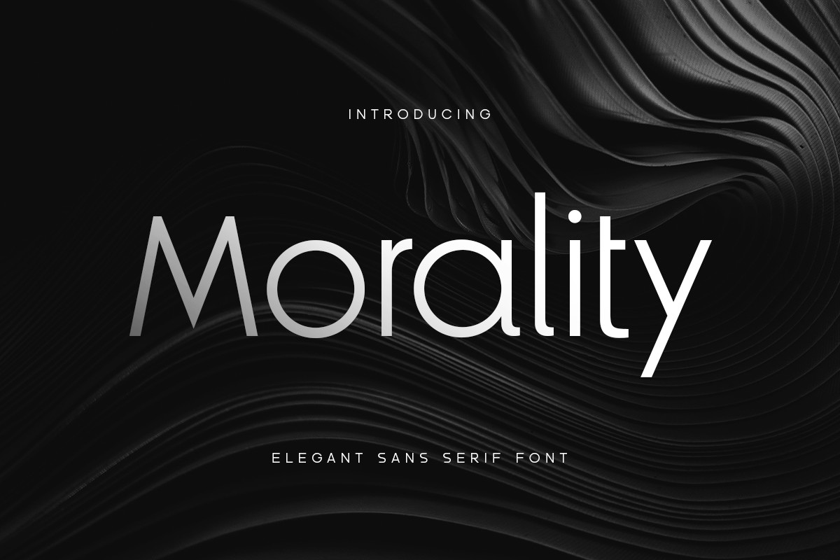 Шрифт Morality