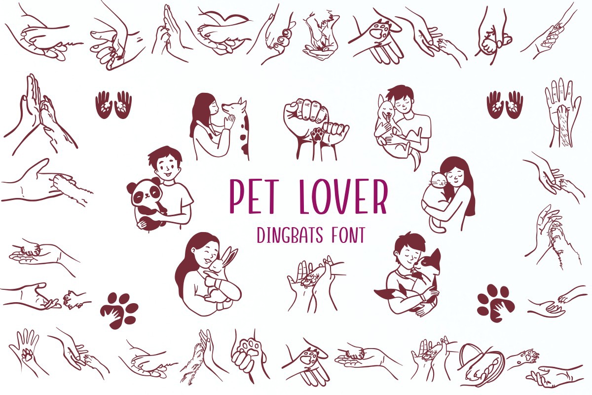 Шрифт Pet Lover