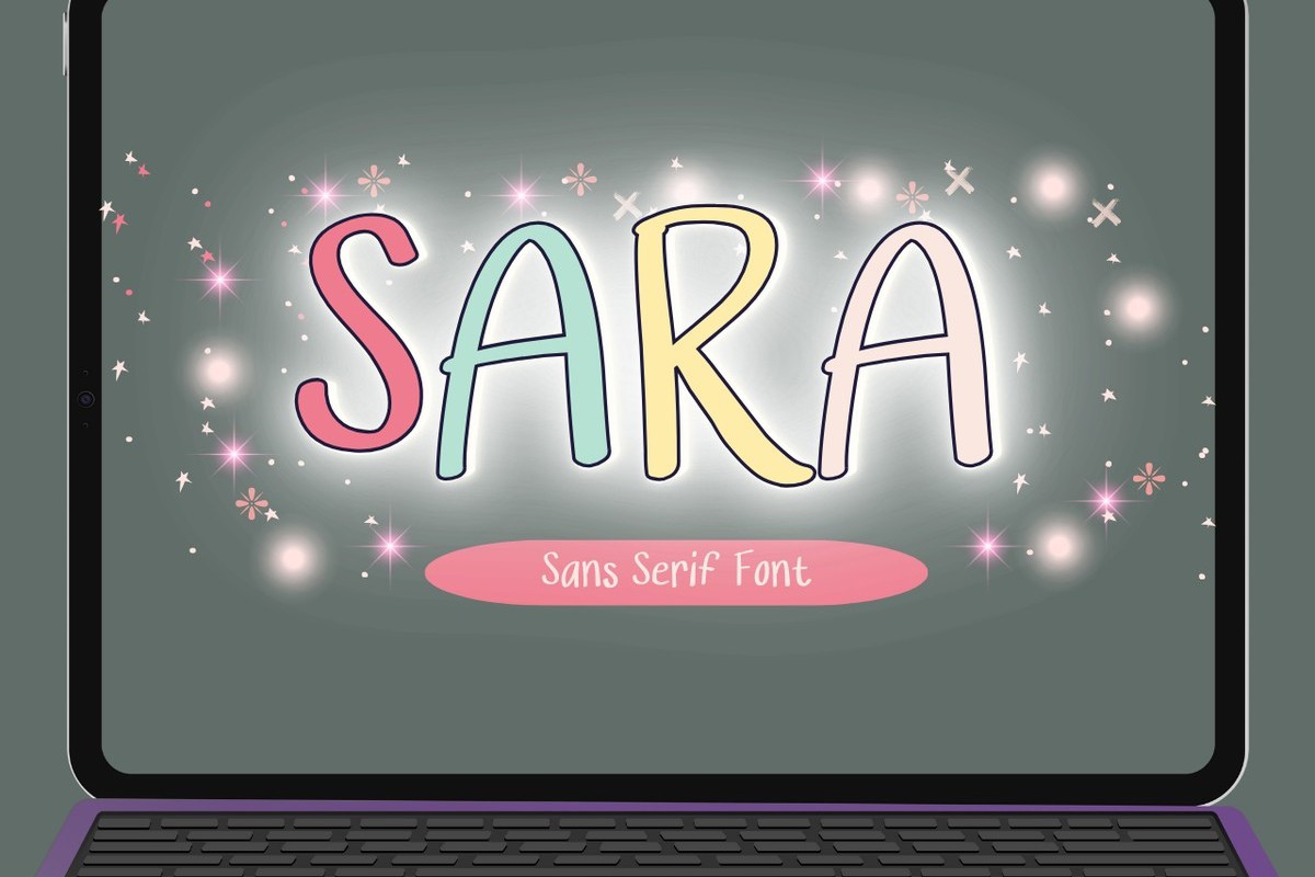 Шрифт Sara