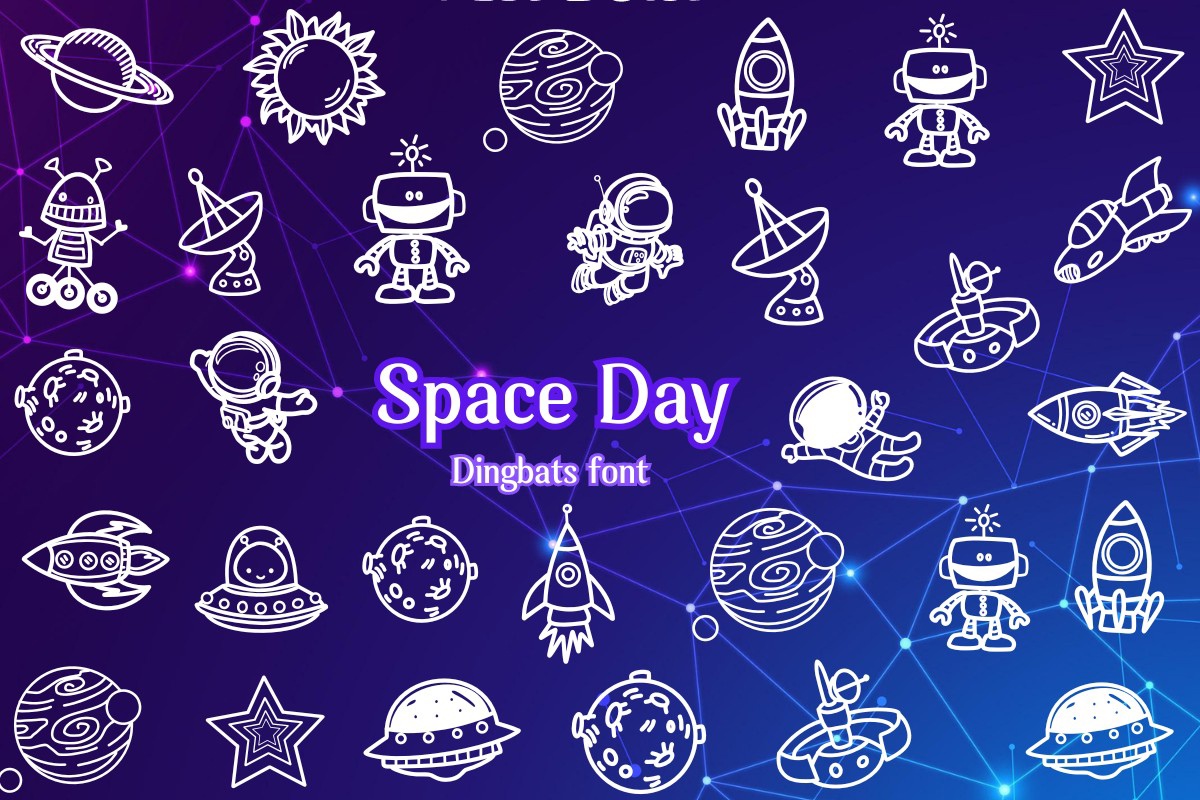 Шрифт Space Day