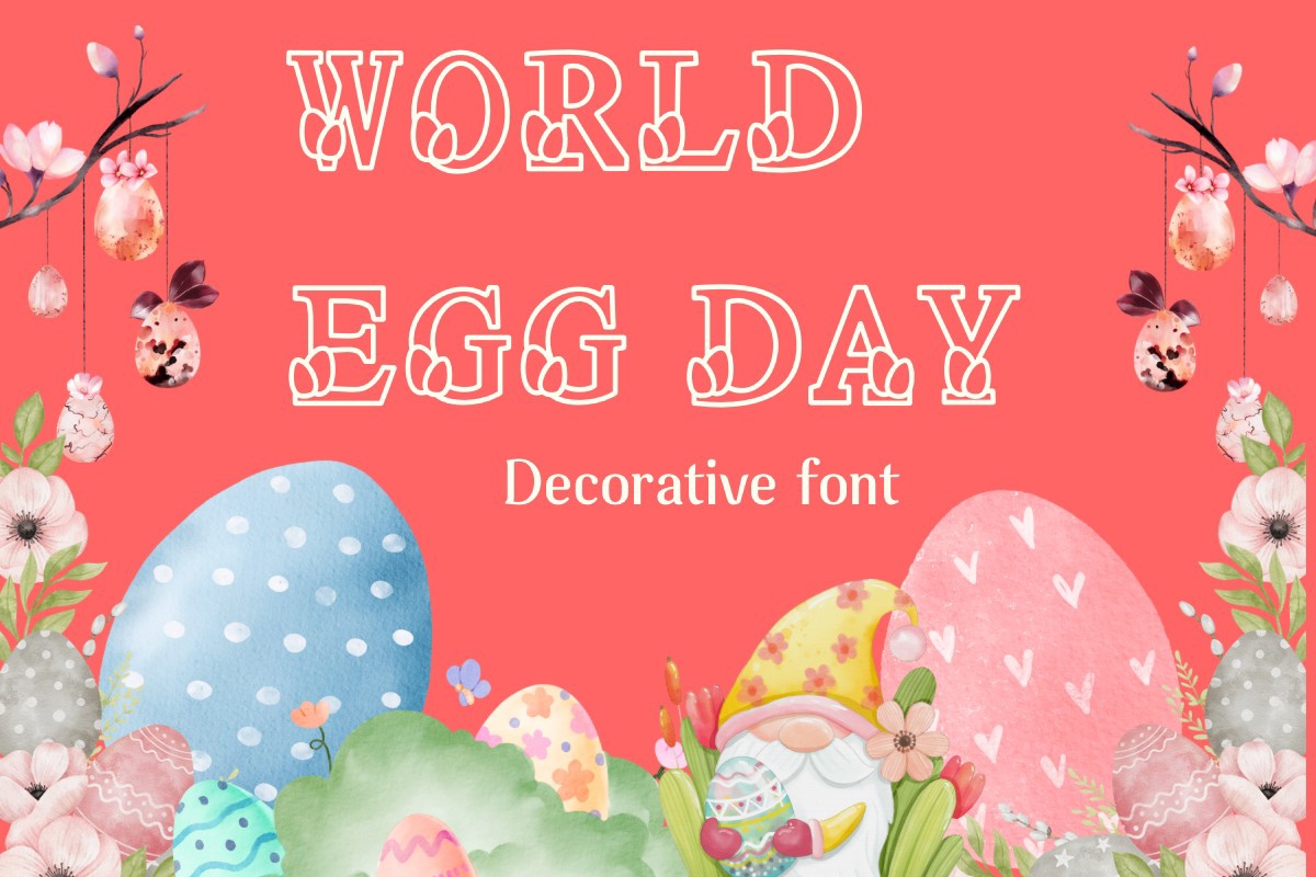 Шрифт World Egg Day