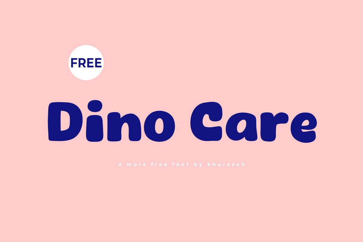 Шрифт Dino Care