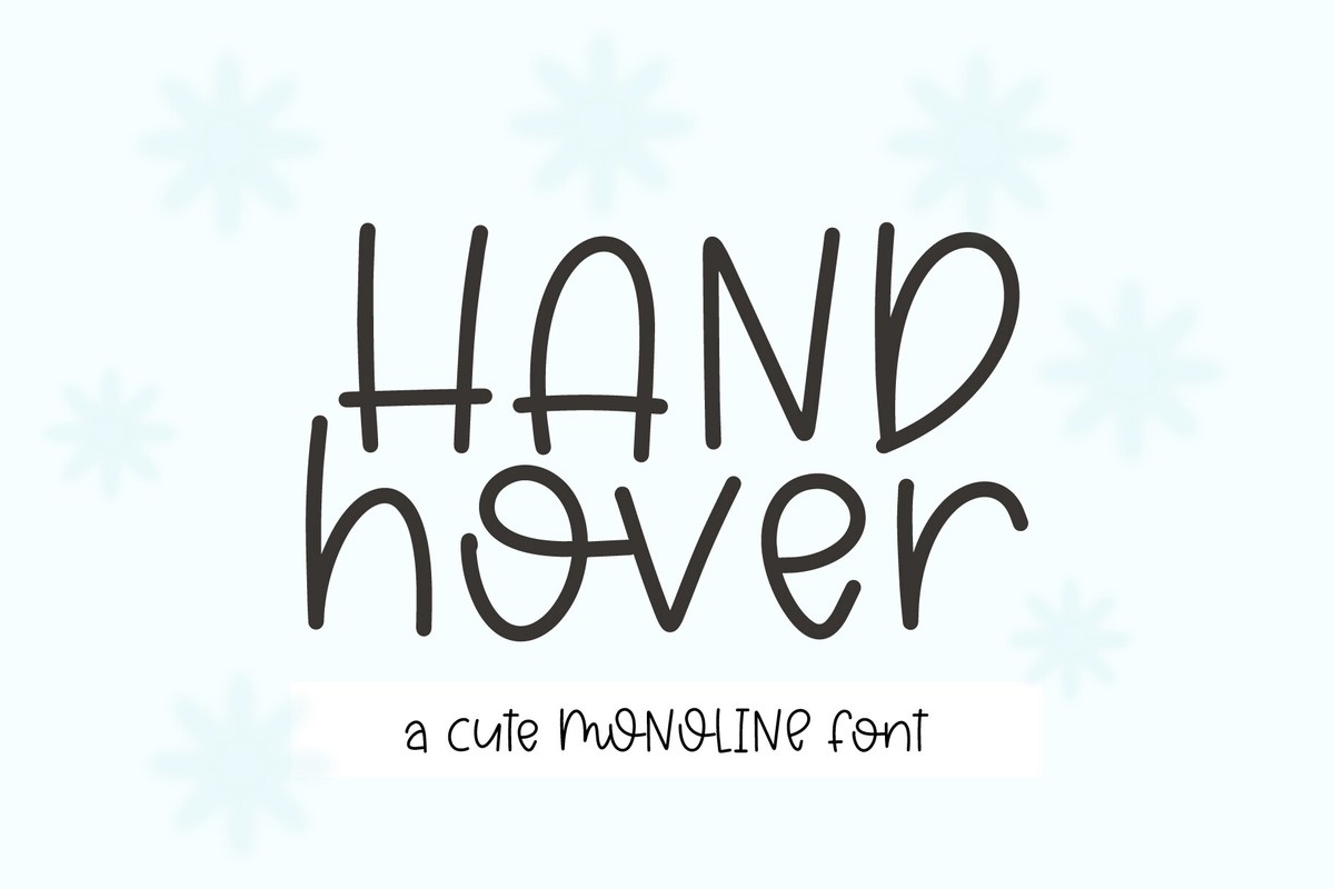 Шрифт Hand Hover