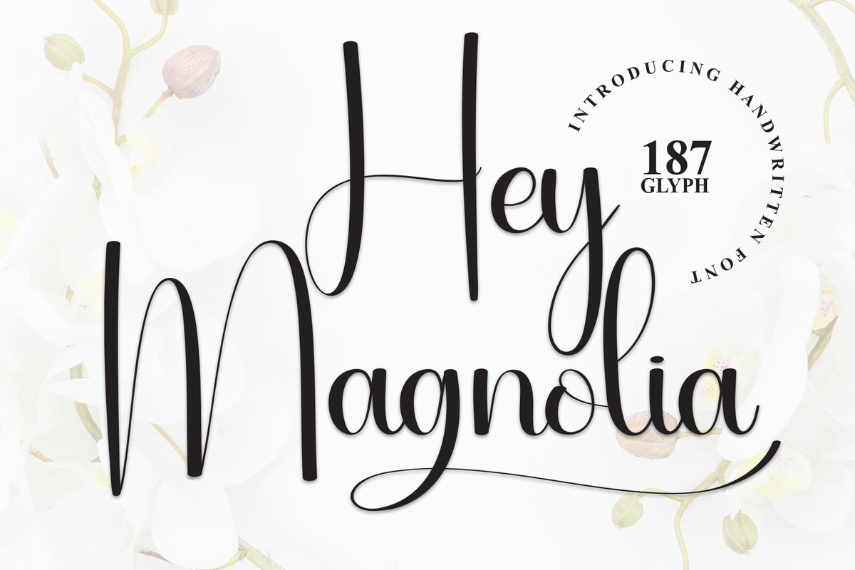 Шрифт Hey Magnolia