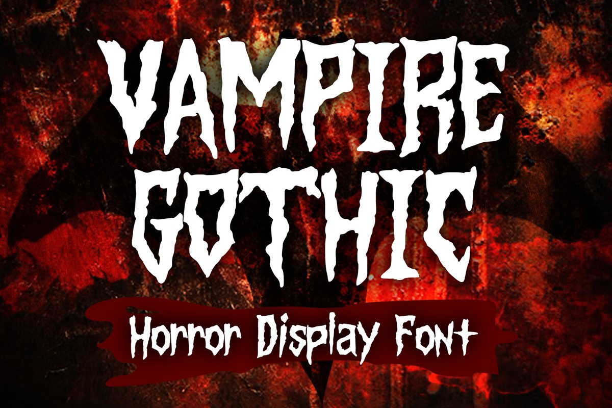 Шрифт Vampire Gothic