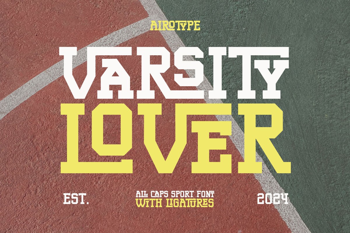 Шрифт Varsity Lover