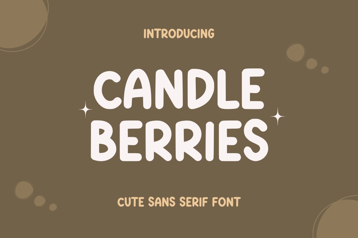 Шрифт Candle Berries