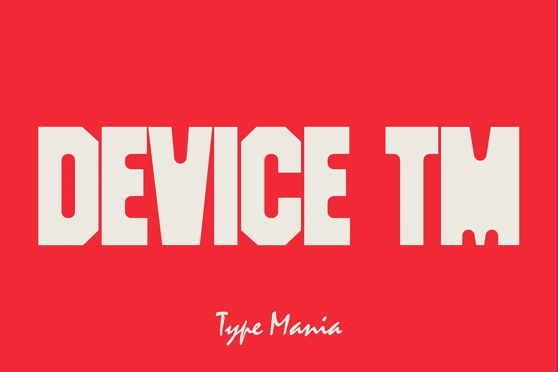 Шрифт Device TM