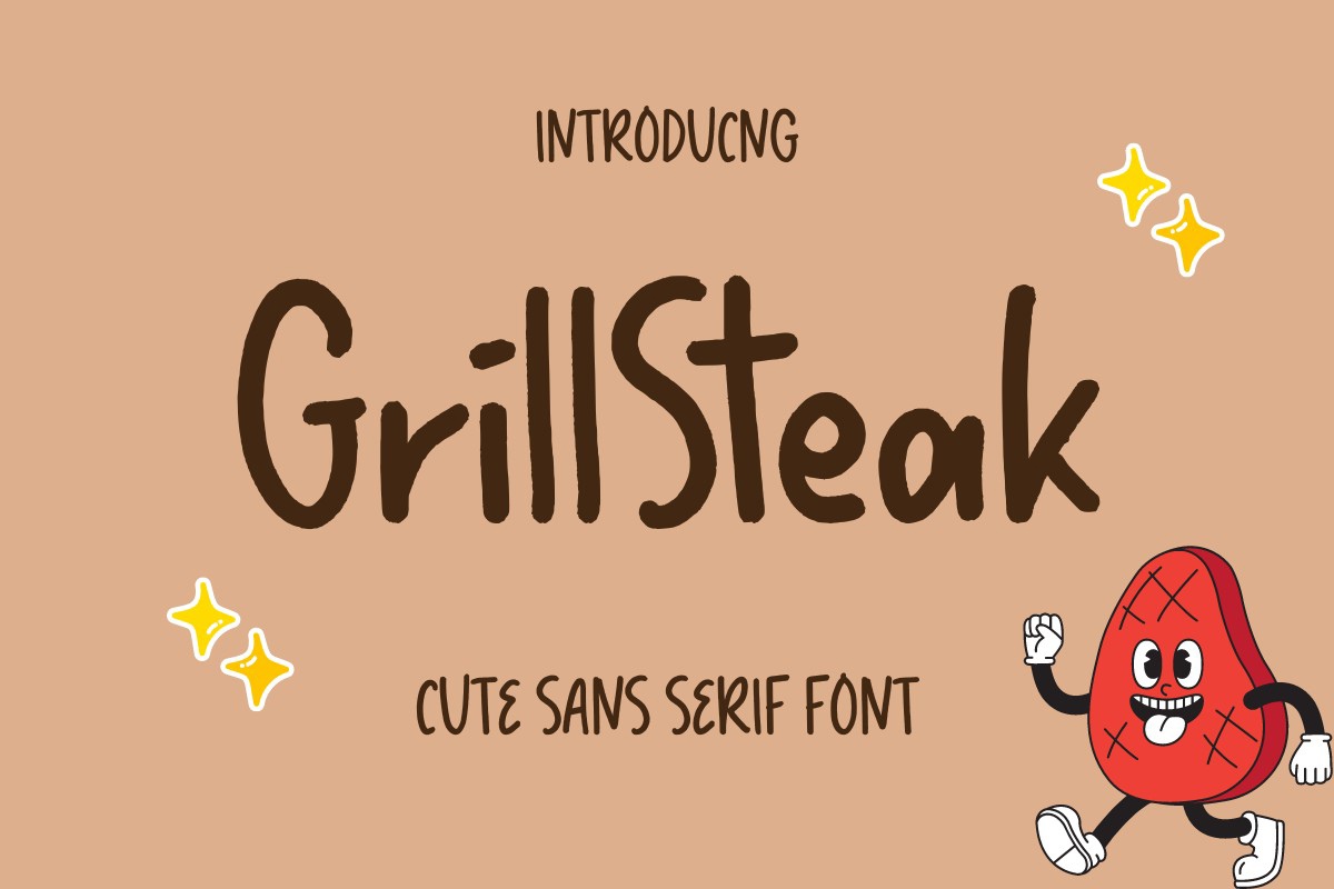 Шрифт Grill Steak