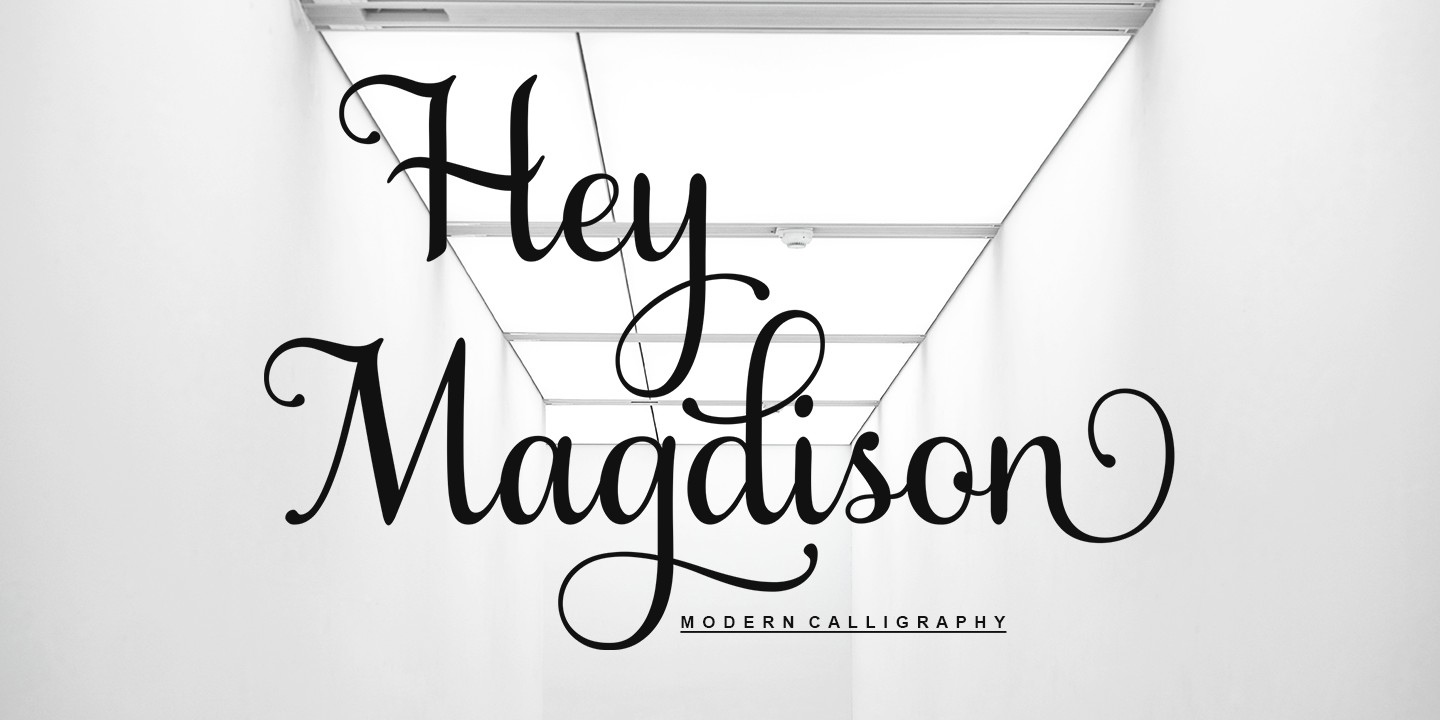 Шрифт Hey Magdison