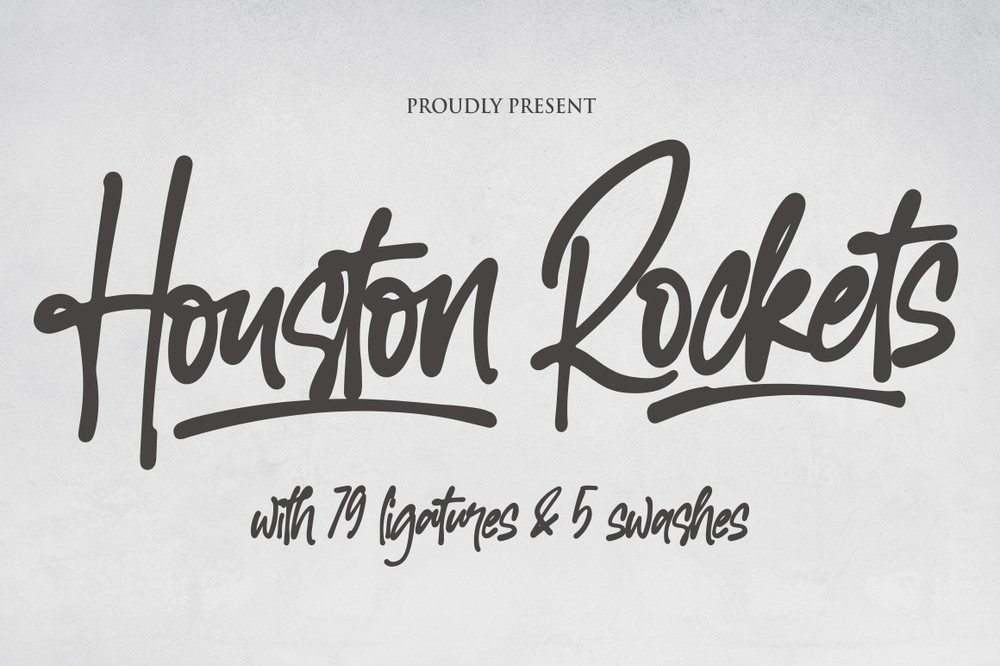 Шрифт Houston Rockets