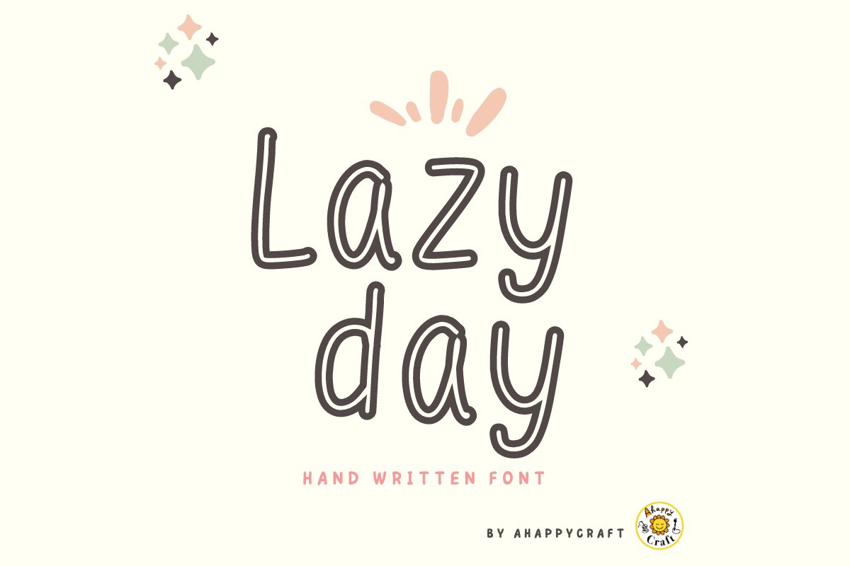 Шрифт Lazy Day