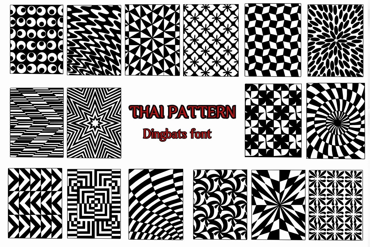 Шрифт Thai Pattern