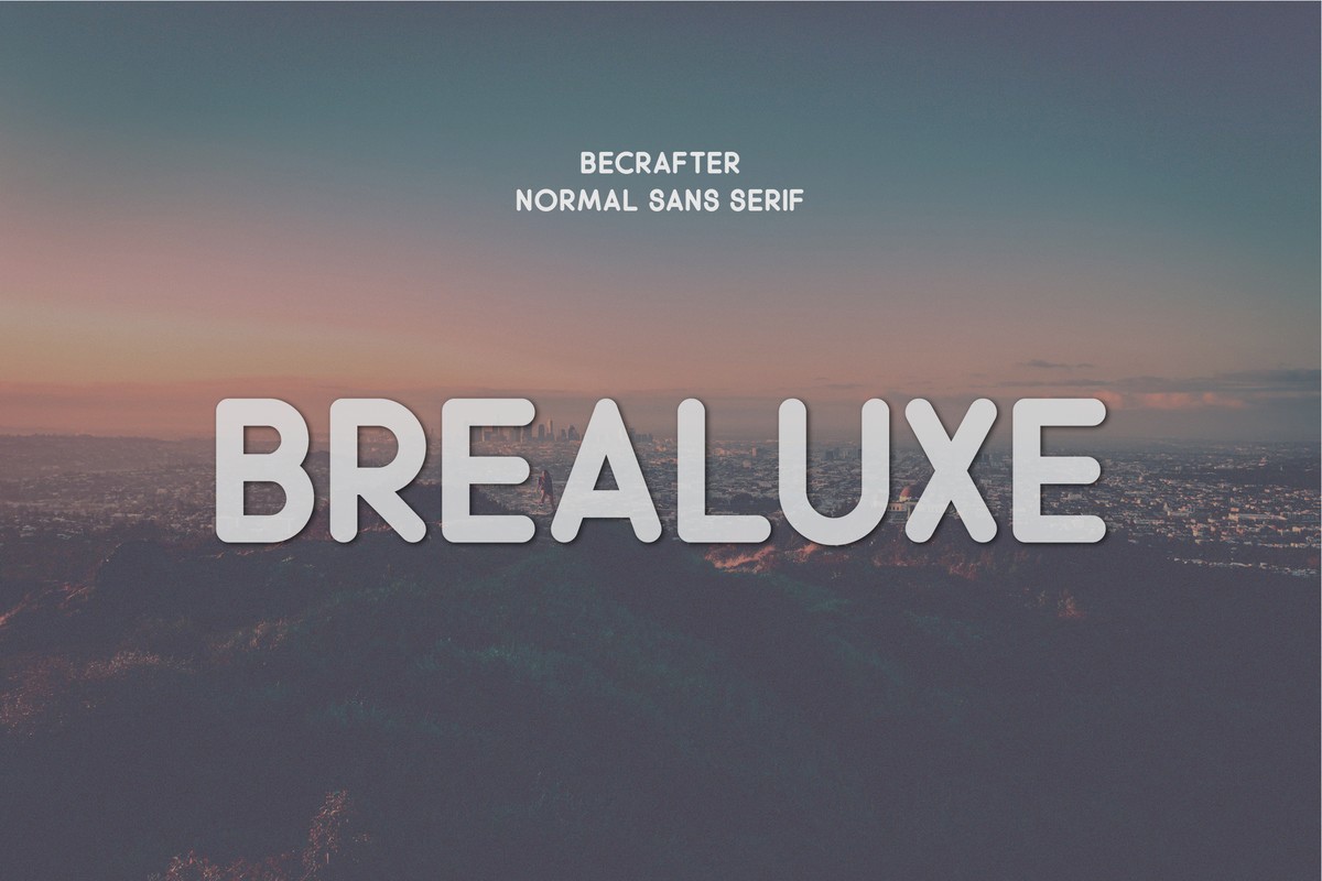 Шрифт Brealuxe Rounded