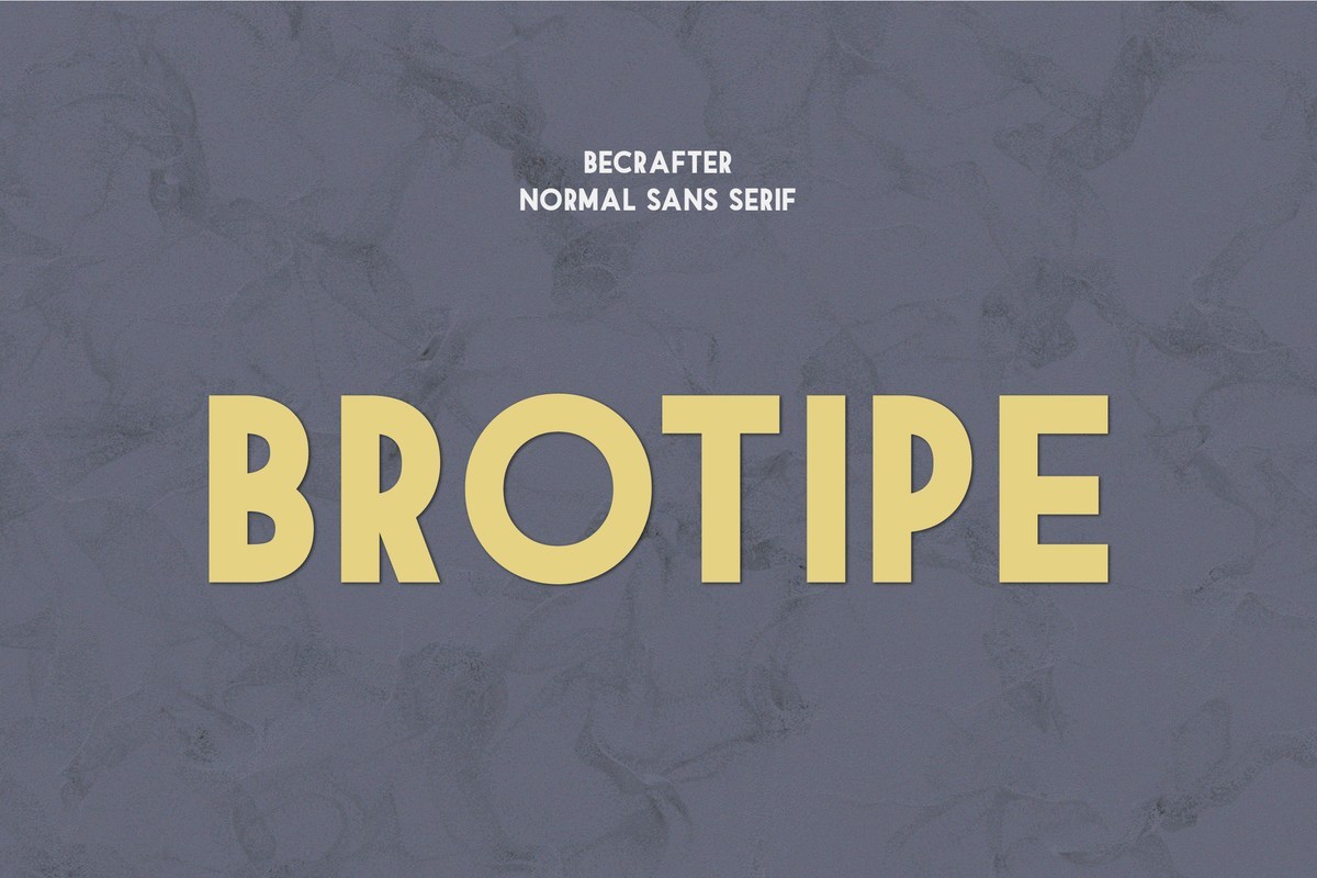 Шрифт Brotipe