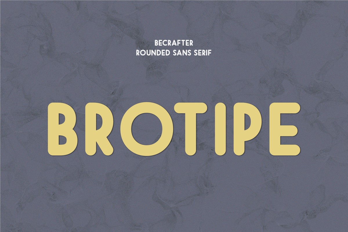 Шрифт Brotipe Rounded