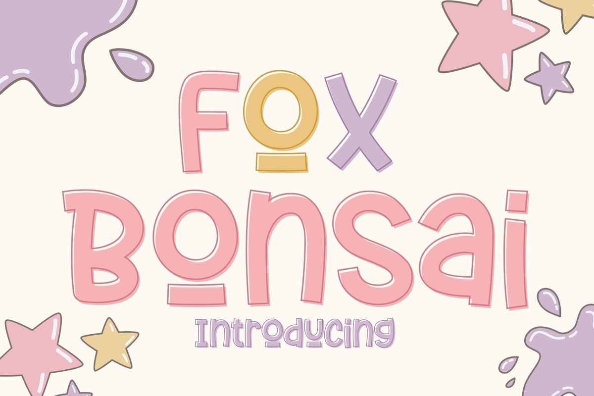 Шрифт Fox Bonsai