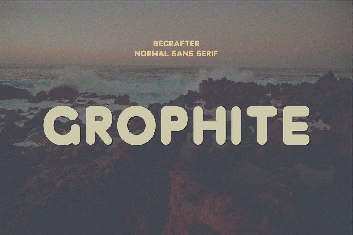 Шрифт Grophite Rounded