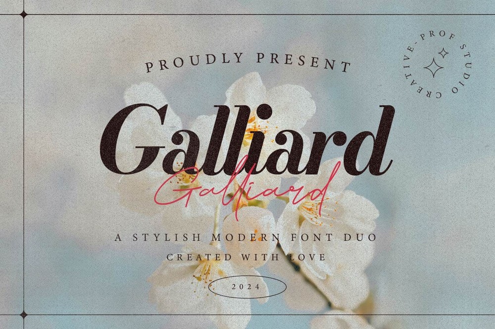 Шрифт Galliard