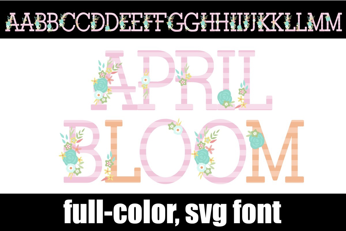 Шрифт April Bloom