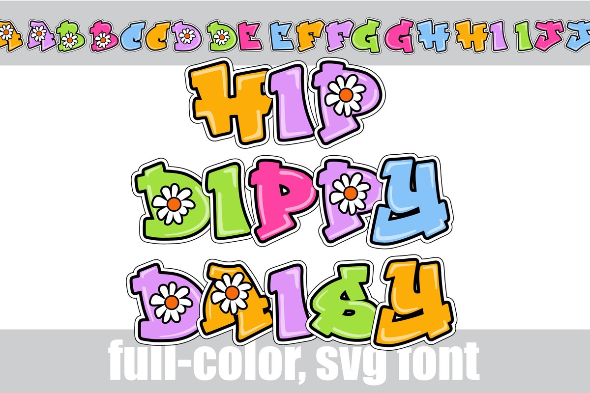 Шрифт Hip Dippy Daisy CF