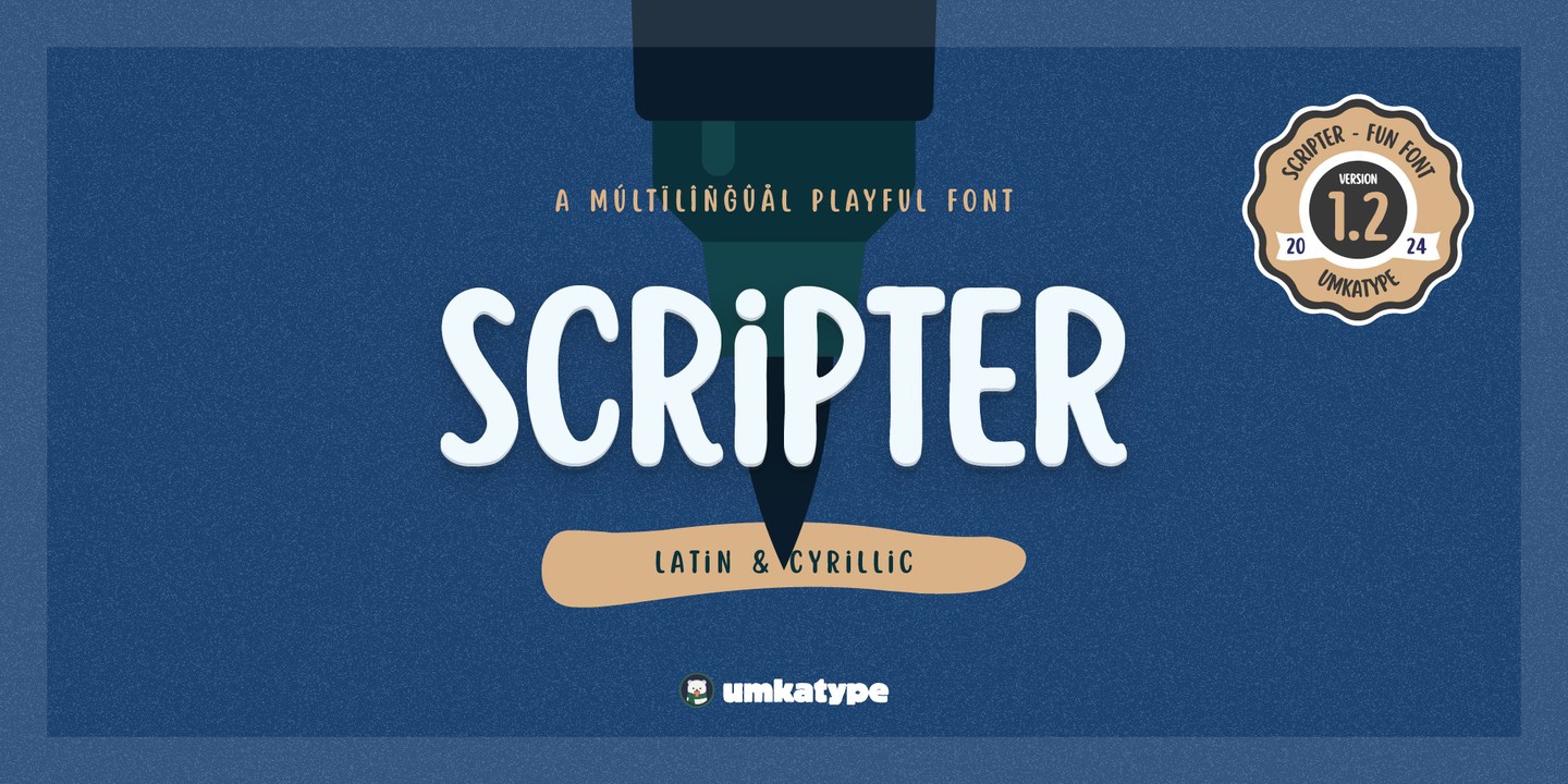 Шрифт Scripter