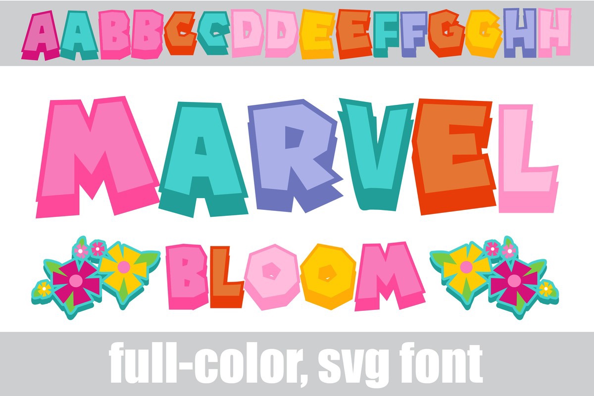 Шрифт Marvel Bloom CF