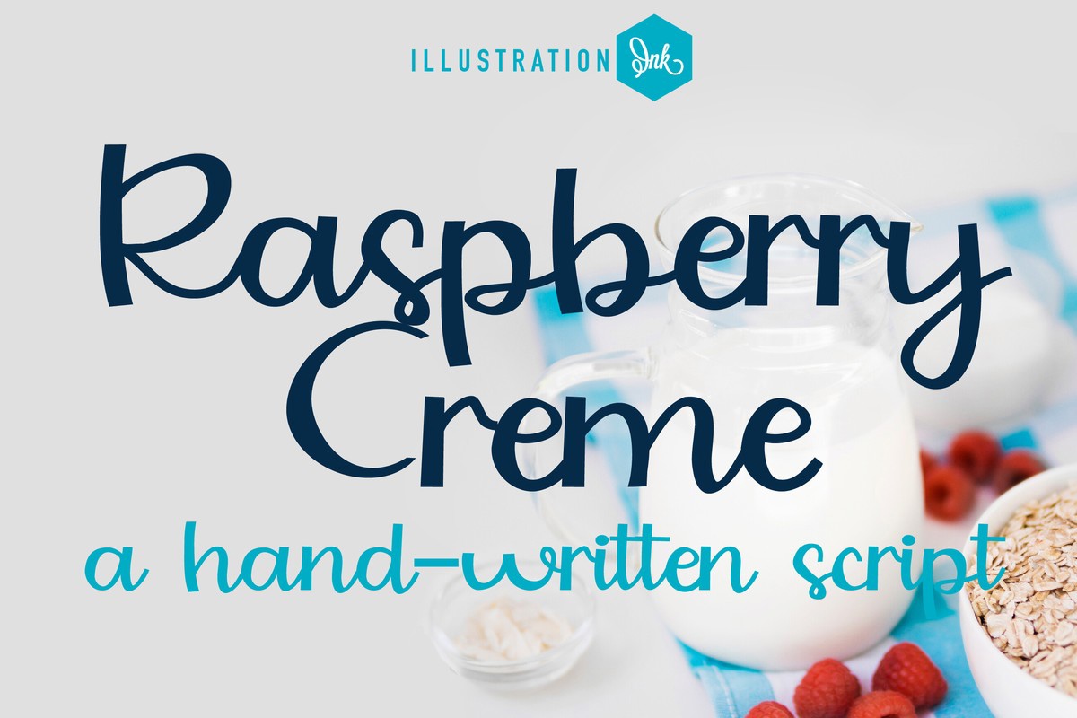 Шрифт PN Raspberry Creme