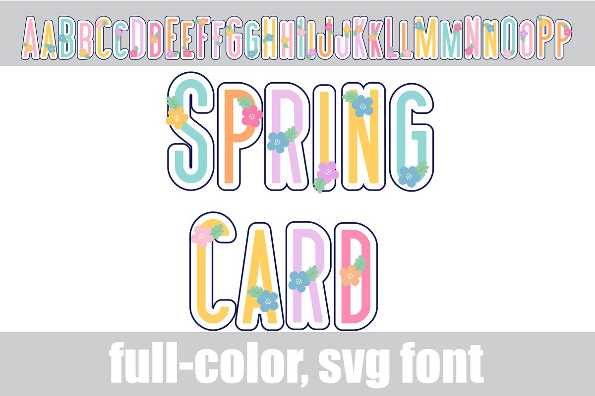 Шрифт Spring Card CF