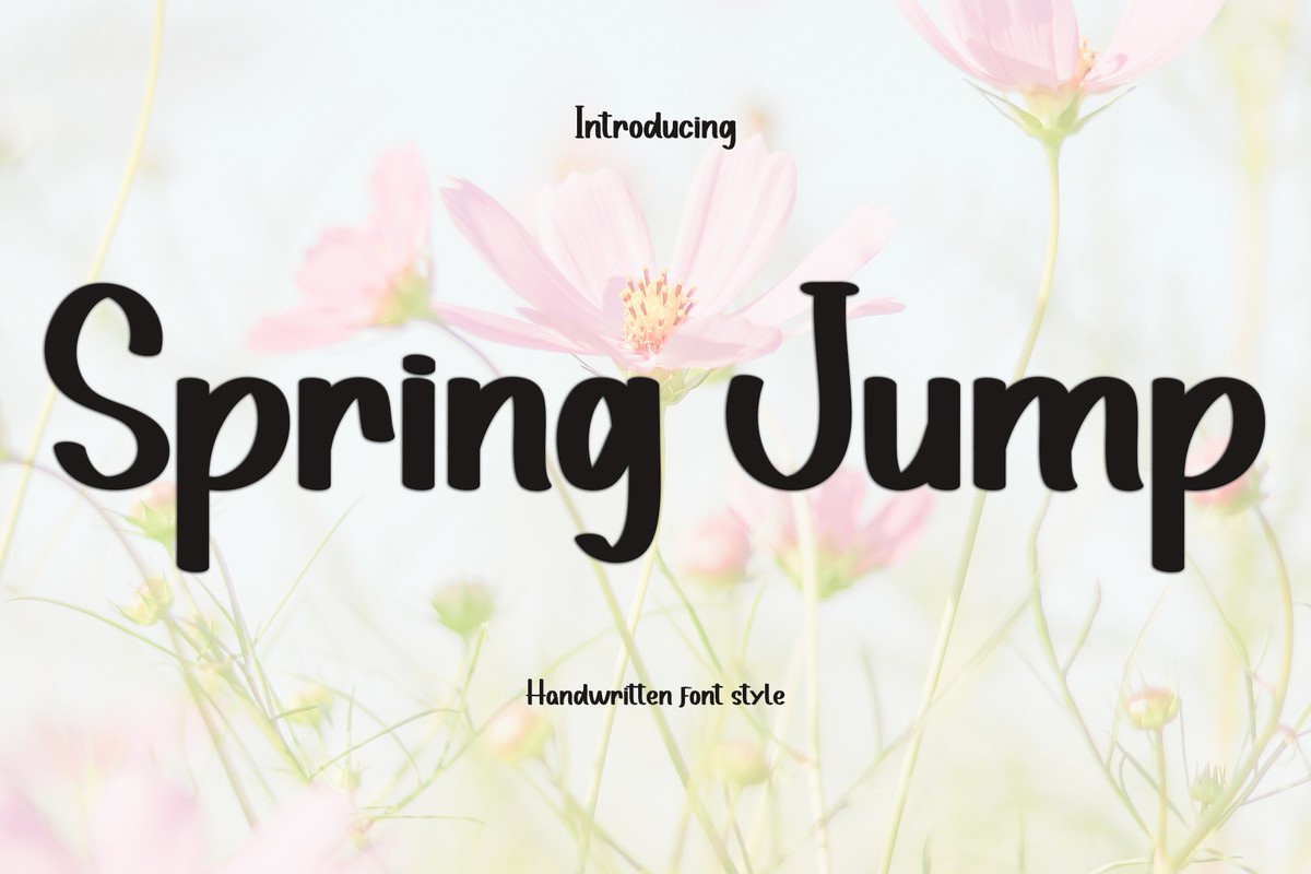 Шрифт Spring Jump