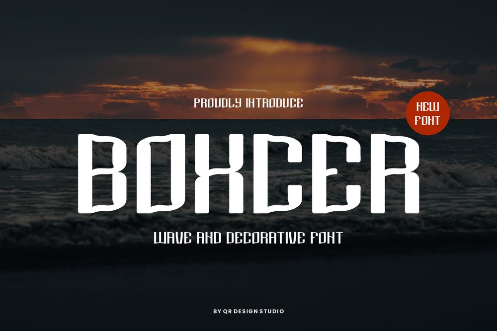 Шрифт Boxcer