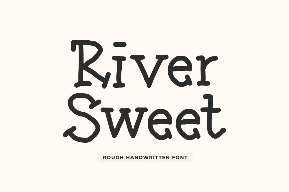 Шрифт River Sweet