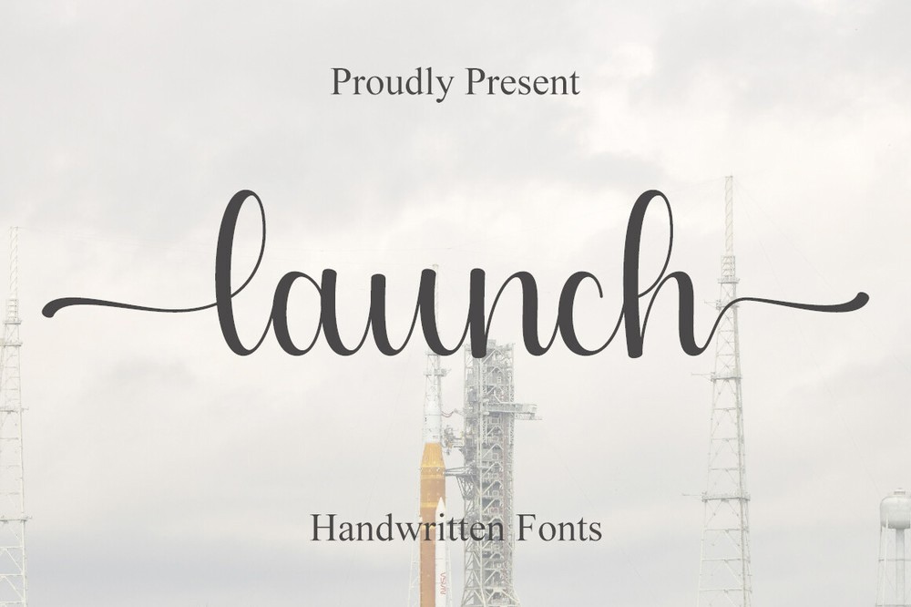 Шрифт Launch