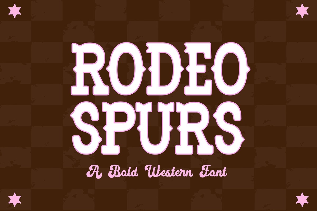 Шрифт BFC Rodeo Spurs