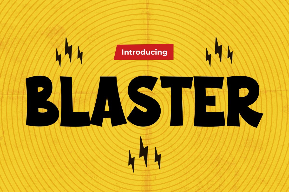 Шрифт Blaster