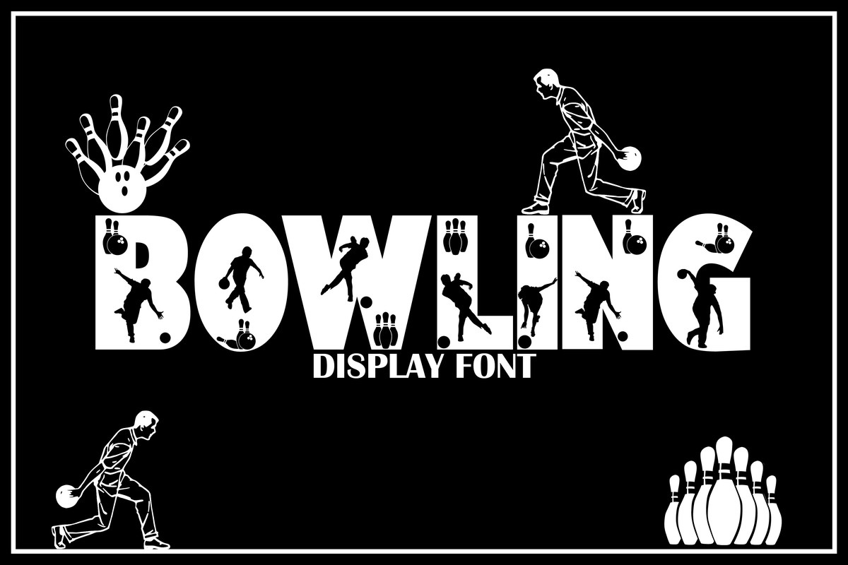 Шрифт Bowling